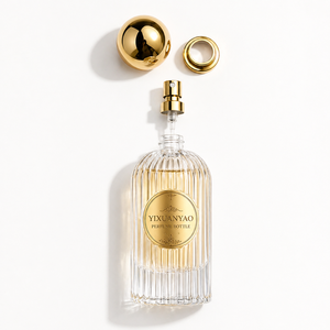 Etiqueta Personalizada, <span class=keywords><strong>Botella</strong></span> de Perfume de Vidrio Cosmética Negra de Lujo de 50 ml y 100 ml, Vacía, para Pintura o Colorante, con Tapa de Plástico y Caja de Empaque - Product Image 1