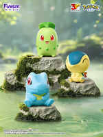 Authentique Funism Pokémon 30ème Anniversaire Premier Partenaire Boîte Mystère Valise Vintage Figurine Miniature de Collection Décoration de Bureau Cadeau