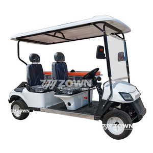 Luxury Street Legal Electric Golf Cart 4 Seater With LED Light Windshield For Hotel Airport Shuttle - Product Image 4
