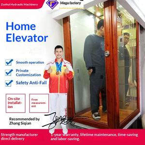 Elevador Hidráulico Pequeño para el Hogar, Elevador Interior Panorámico para 2345 Pisos, Elevador Suspendido Simple para Áticos - Product Image 1