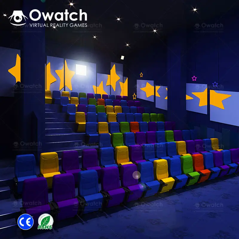 Produsen Virtual Reality Taman Hiburan Theater Simulator 7D Cinema Peralatan