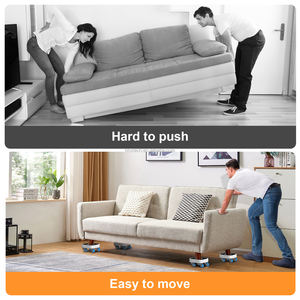 Chariot de déménagement pour le transport de meubles, outils de déménagement, déplaceur de meubles lourds avec roues - Product Image 4