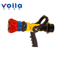 Buse de pulvérisation à jet guidé Volla Machino pour lutte contre l'incendie, raccord mâle, débit 4-6.5-10-13 L/s, pression 0.60 MPa, portée >39.5m