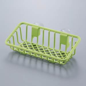 Organizzatore di cucina verde con aspirazione per la memorizzazione di utensili - Product Image 1