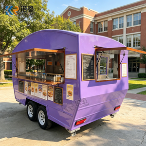 Remolque de Comida Estilo Retro Personalizado, Carrito de Comida, <span class=keywords><strong>Restaurante</strong></span> Móvil, Equipo de Cocina para Canadá y Reino Unido - Product Image 1