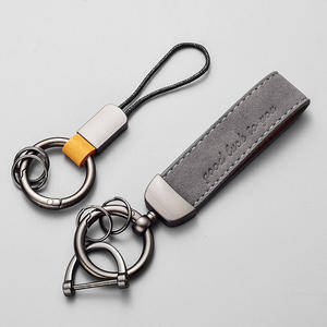 بيع مباشر من المصنع سلاسل مفاتيح جلدية بالجملة لهدايا الأعمال تصميم سلاسل مفاتيح سيارات أنيقة - Product Image 2