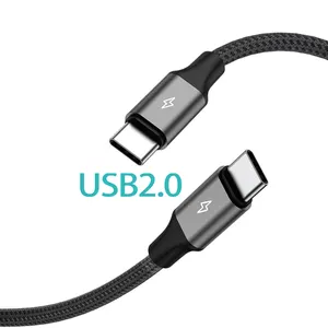 UNIEAN 1M/2M/Customized Data Charging USB C Cable Data Cabel Cabo USB Tipo C Cable USB For Mobile Phone Power Bank Charger