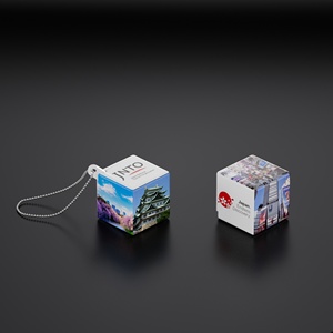 Recuerdo de Viaje de Japón, Cubo Mágico 3x3 y Llavero que Brillan <span class=keywords><strong>en</strong></span> <span class=keywords><strong>la</strong></span> Oscuridad, Regalo Promocional para Turismo, Venta al por Mayor - Product Image 6