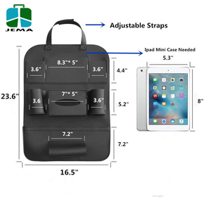 2025 nueva llegada organizador de respaldo de asiento de coche de cuero Pu para coches universales - Product Image 4