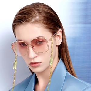 Chaîne de lunettes personnalisée pour femme, cordon pour lunettes, accessoires, cordon de lunettes, sangle pour lunettes de soleil avec chaîne, chaîne de collier - Product Image 4