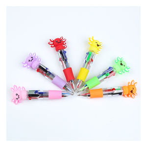 Bolígrafo de Plástico de Cuatro Colores con Diseño de Dibujos Animados, Personalizable con Logotipo, para Publicidad, Regalo de Papelería Multicolor con Temática Animal - Product Image 5