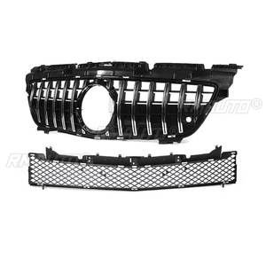 Rejilla Delantera Estilo GT, Parrilla de Parachoques, Malla para Capó para Mercedes Benz SLK R172 200 250 350 2012-2016, Rejilla Central Tuning - Product Image 2