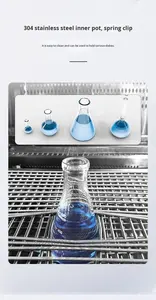 معدات تسخين مخبرية، حاضنة هزازة ذات درجة حرارة ثابتة، هزاز صغير للطاولة طراز SHA-B، صنع في الصين - Product Image 6