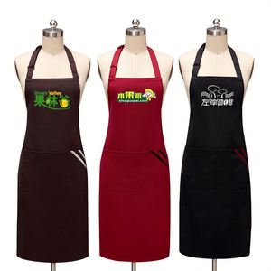 Delantal Personalizado de Alta Calidad con Logotipo para Hombres y Mujeres; Uniforme para Restaurante, Cafetería, Repostería, Cocina y Limpieza del Hogar - Product Image 2