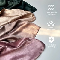 Nouveautés 150CM Largeur Imitation Acide Acétique Dubaï Crêpe Femmes Satin Crêpes Tissu