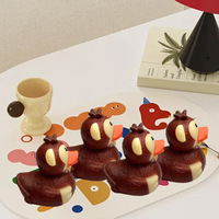 Jouets de bain flottants et couineurs en vinyle, mini banane singe de 2 pouces, avec logo personnalisé, pour la sécurité des bébés, jouets cognitifs unisexes pour la baignoire, vente en gros