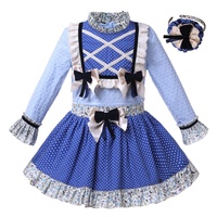 OEM Pettigirl Bambino Vestito Da Partito Della Ragazza Bambini Abiti Disegni Del Bambino Del Manicotto Lungo del Vestito Delle Ragazze di Inverno Del Vestito Da Partito per le Ragazze