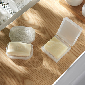 Sealed Waterproof Soap Box Rectangular Transparent Plastic Portable Travel Home Use - Product Image 3