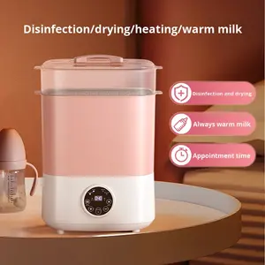 جهاز متعدد الوظائف للتعقيم والتجفيف بدرجة حرارة ثابتة 3 في 1 بقوة 600 واط وجهد 220 فولت مصنوع من البولي بروبيلين والفولاذ المقاوم للصدأ بقابس أوروبي للأطفال - Product Image 3