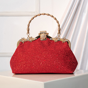 Nouvelle pochette vintage, sac de soirée à perles, sacs pour femmes, sacs à bandoulière, sacs à main avec chaîne, mini sac de soirée de luxe - Product Image 3