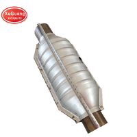 Convertidor catalítico redondo Universal de 2 "2,5" 3 "pulgadas para Toyota, Honda, Hyundai, Ford