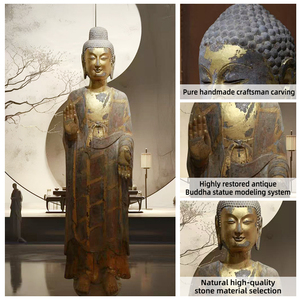 Escultura de Cabeza de Buda Guanyin Tallada a Mano en Mármol Natural, Artesanía Tradicional para Clubes de Alta Gama - Product Image 5