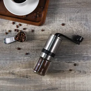 Chinagama Koffie Verstelbare Grinders Handleiding Commerciële Espresso Cafe Keramische Braam Rvs Hand Crank Koffiebonenmolen