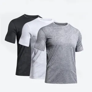 T-shirt de sport pas cher pour hommes 100% joggers en soie de lait vierge de haute qualité vêtements d'entraînement de fitness personnalisés