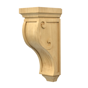 EFS - Cornisas Decorativas Contemporáneas de Madera para Gabinetes, Cornisas Grandes de Madera de Arce sin Acabado para Mesas, Ventanas y Chimeneas - Product Image 3