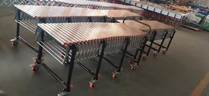 확장 가능한 롤러 컨베이어 전원 롤러 컨베이어 언로드 롤러 컨베이어 유연한 - Product Image 2
