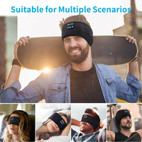 Casque Bluetooth pour le sommeil avec 35 heures d'autonomie musicale, bandeau sans fil pour le sport et la relaxation en extérieur