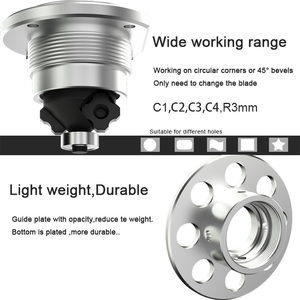 Máquina de biselado de fresado de bordes de grado industrial portátil de mano con motor sin escobillas para procesamiento de tuberías o placas - Product Image 6