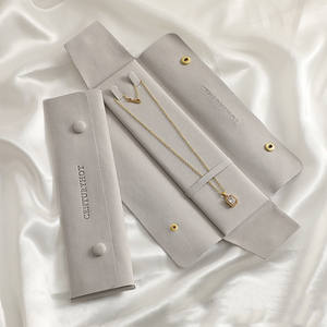 Bolsa de terciopelo reciclable respetuosa con el medio ambiente de diseño original 0 para regalo de joyería - Product Image 2