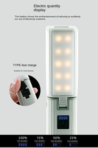 2000mAh Portable Rechargeable Outdoor Camping Lamp, Telescopic Tent Camping Lantern with Mobile Charging - Product Image 6