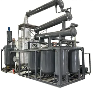 Clean Yellow Base Oil Make New Lube Engine Oil Waste Black Car Oil Recycling Machine