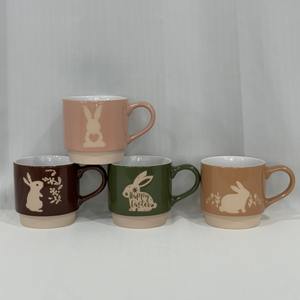 High Quality Wholesale Personalized Rabbit Cute Daisy Design Perfect Lovely Ceramic <b>Mug</b> for <b>Easter</b> and Birthday - Product Image 2