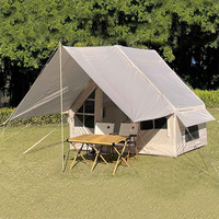 Tente de camping gonflable une chambre quatre saisons, fabricant sur mesure, coupe-vent, imperméable, entièrement automatique 2000-3000mm