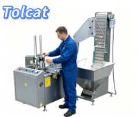 Machine automatique d'insertion de joints d'étanchéité en plastique, aluminium, caoutchouc pour bouteilles de boissons