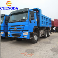 Camions à benne basculante HOWO 375 400 chevaux d'occasion 6*4 Euro 2 Camion à benne basculante SinoTruck en bon état avec 10 roues à vendre