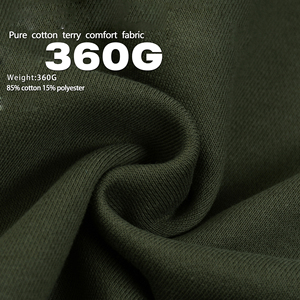 Felpa con Cappuccio Sportiva da Uomo 360 Grammi, Tinta Unita, con Zip, Antirughe, Stampa Digitale, per Giovani - Product Image 3