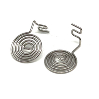 Clip à ressort en acier au carbone galvanisé nickelé pour éclairage LED encastré, ressort de torsion pour meubles
