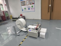 Machine de découpe automatique rouleau-à-feuille 750W 34m/min 300mm pour tissus non tissés, mousse et film