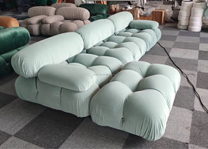 Produit ménager de bonne qualité Canapé de détente doux et confortable pour <span class=keywords><strong>le</strong></span> salon de couleur unie pour la vente - Product Image 2