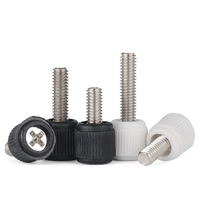 Sekrup Jempol Phillips Plastik PP Anti-selip Berinsulasi Baja Tahan Karat 304 Metrik M3*6mm M3*8mm
