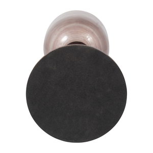 Portacandele Hurricane in Vetro e Legno di Mango, Candeliere per Centrotavola, Console e Decorazione per Caminetto - Product Image 5