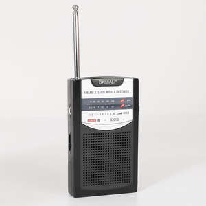 Portable FM/AM Dual Band World <b>Receiver</b> Radio Telescopic Antenna – Compact Analog Tuning for Travel, Study & Emergency Backup - Product Image 1