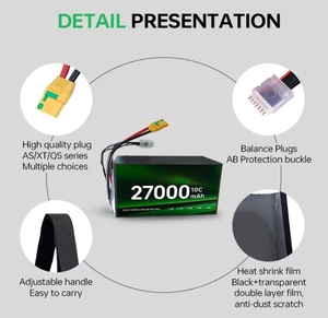 320Wh/kg純正工場製ドローンリチウム電池27000mAh 15Cカスタマイズソリッドステートドローンバッテリー リチウムイオン電池 - Product Image 2