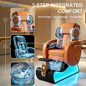 Sillón de Masaje Eléctrico para Pies, Silla de Pedicura, Silla de Spa para Salón de Belleza con Baño de Pies - Product Image 3