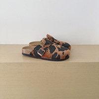 Sandales pour femmes à motif vache laitière en métal et crin de cheval grande taille, pour le commerce transfrontalier, Nouvelle collection Printemps/Automne 2026