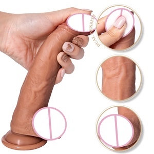 Realistischer Flüssigsilikon-Dildo in Übergröße, Sexspielzeug, Sexuelle Produkte zur Weiblichen Masturbation, Riesiges Sexspielzeug mit Saugnapf für Frauen - Product Image 5